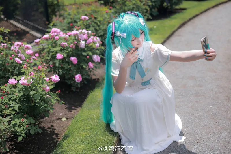 《初音未来》cosplay阳光少女