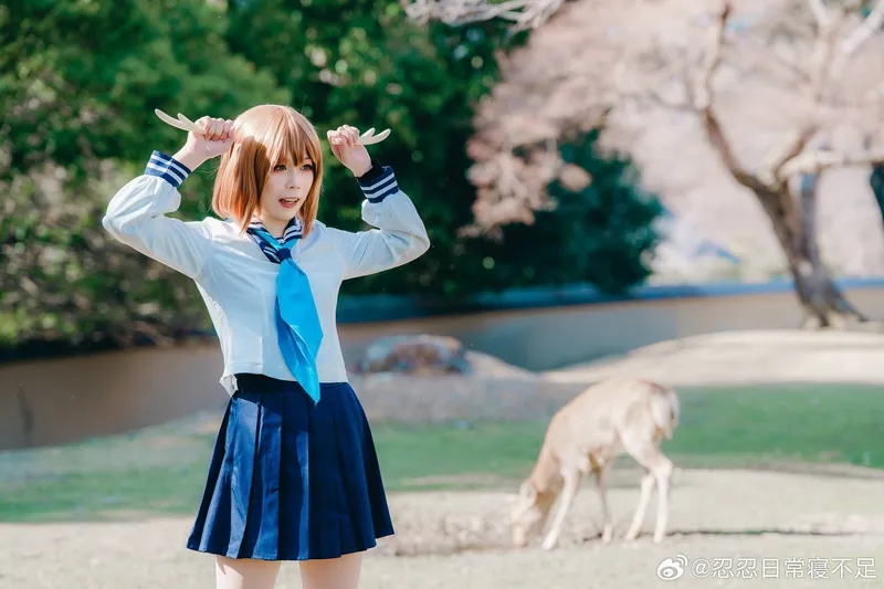 鹿乃子乃子cosplay展示