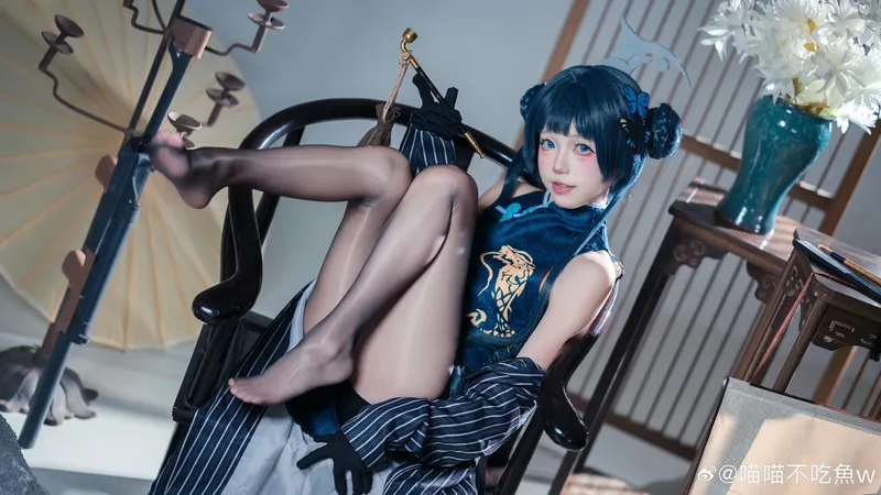 《蔚蓝档案》龙华妃咲cosplay展示