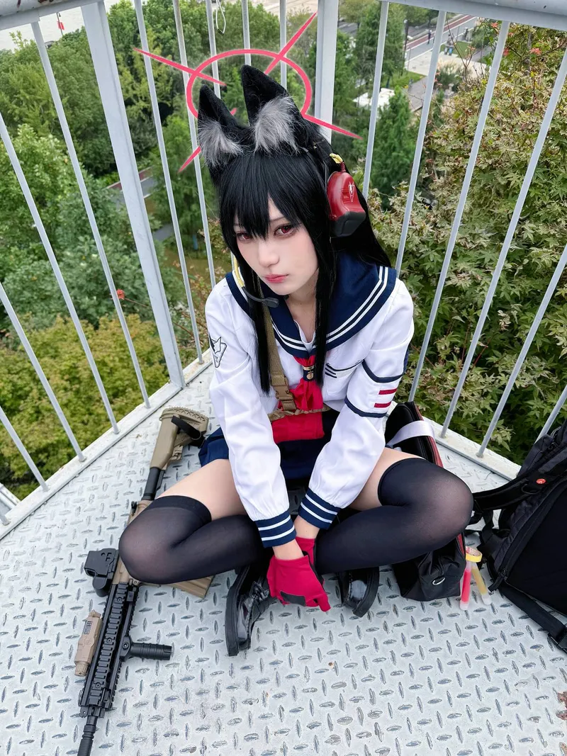 《蔚蓝档案》七度雪乃cosplay展示