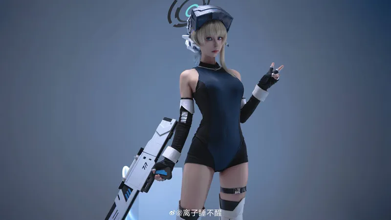 《蔚蓝档案》飞鸟马时cosplay展示