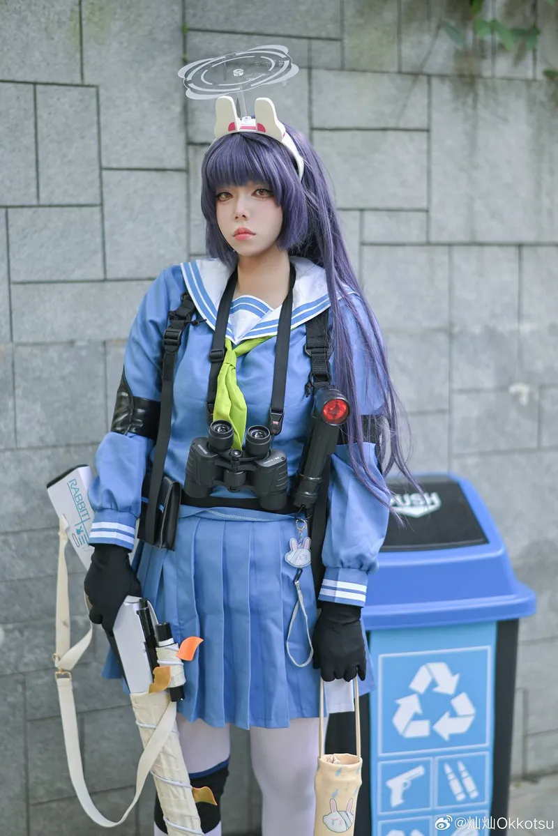 《蔚蓝档案》霞泽美游cosplay展示
