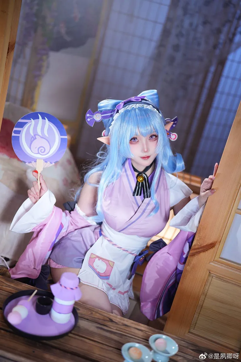 《原神》梦见月瑞希cosplay展示