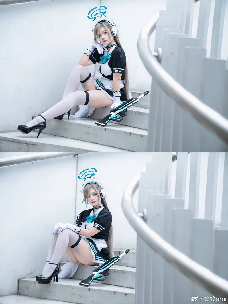 《蔚蓝档案》一之濑明日奈cosplay展示