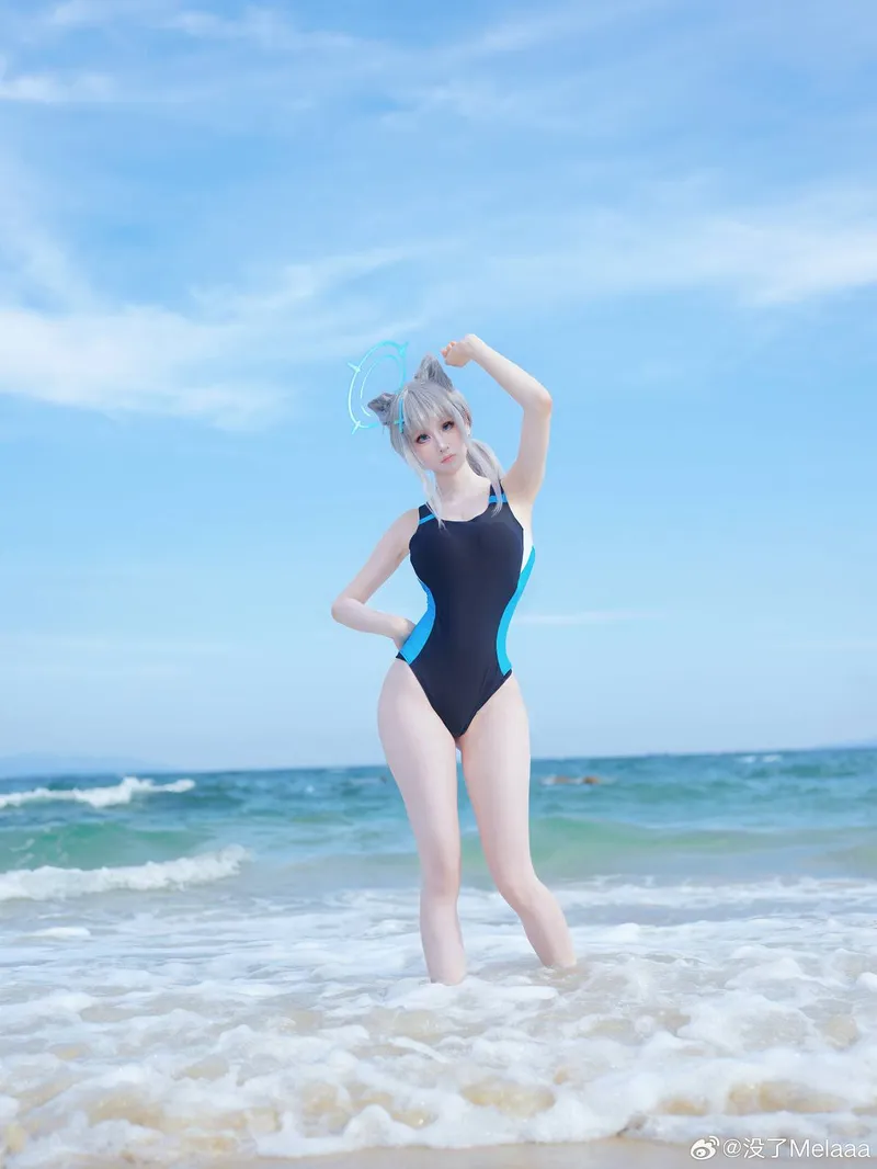 《蔚蓝档案》砂狼白子cosplay