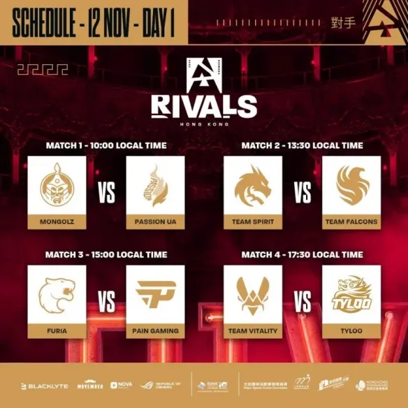 《反恐精英2》BLAST香港赛程一览