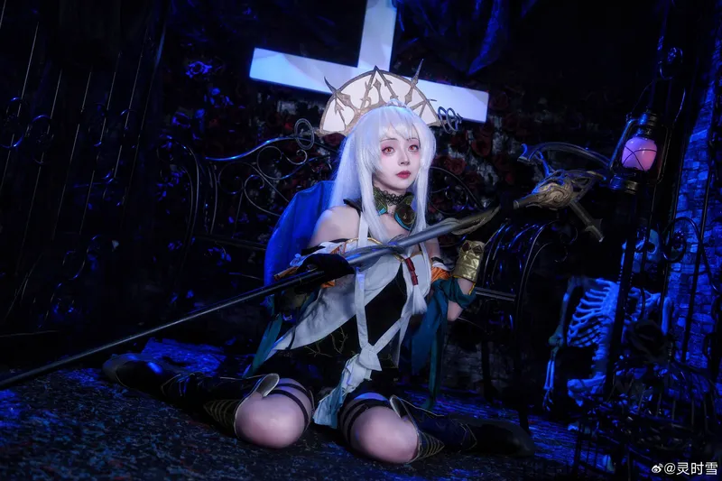 《明日方舟》浊心斯卡蒂cosplay展示