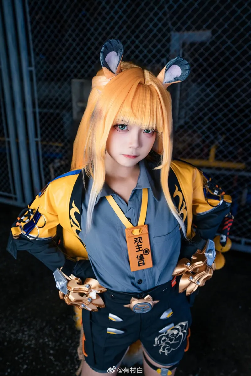 《绝区零》橘福福cosplay展示