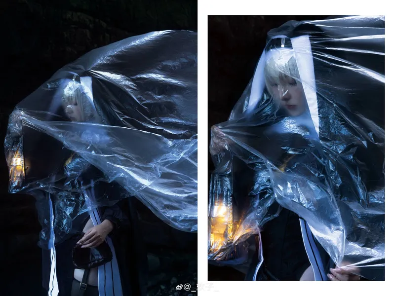 《明日方舟》幽灵鲨海边Cosplay展示