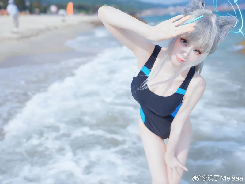 《蔚蓝档案》砂狼白子cosplay