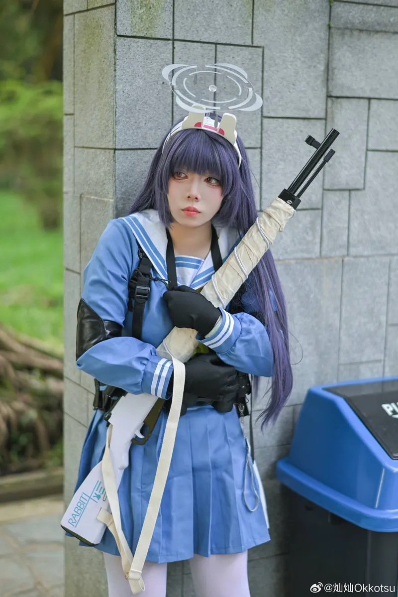《蔚蓝档案》霞泽美游cosplay展示