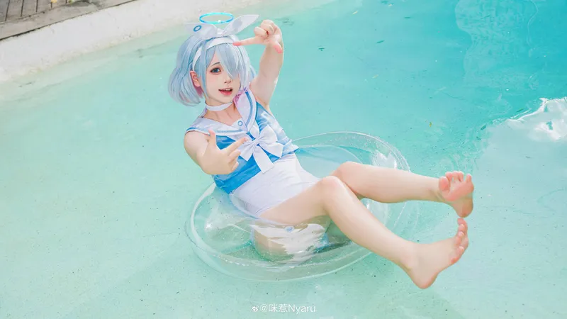 《蔚蓝档案》阿罗娜cosplay展示