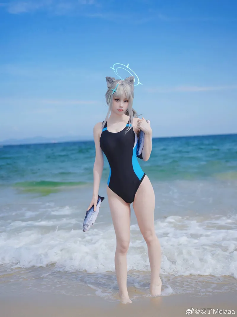 《蔚蓝档案》砂狼白子cosplay