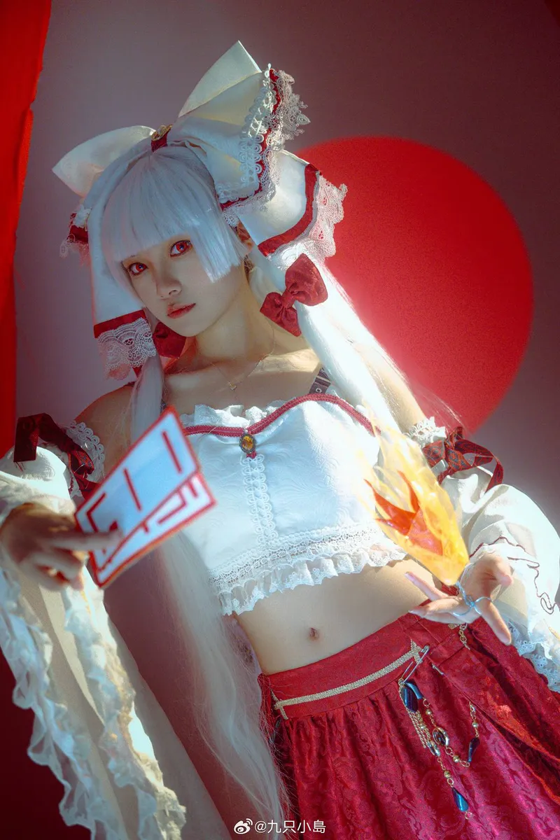 《东方Project》藤原妹红Cosplay展示-永啼鸟视觉盛宴