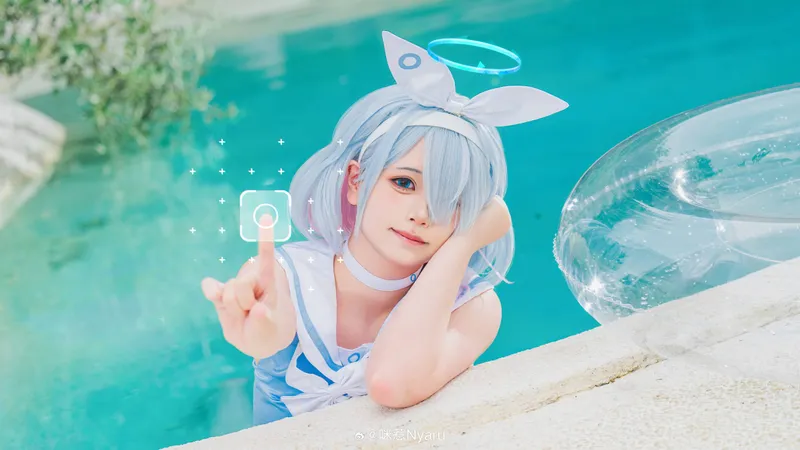 《蔚蓝档案》阿罗娜cosplay展示