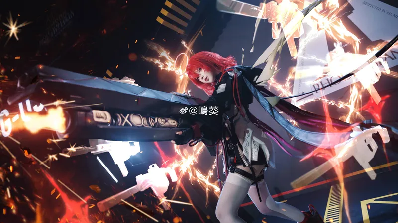 《明日方舟》新约能天使cosplay