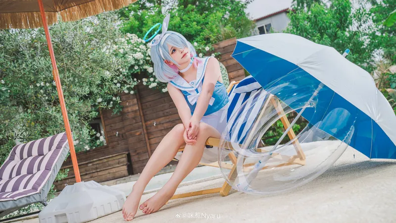 《蔚蓝档案》阿罗娜cosplay展示