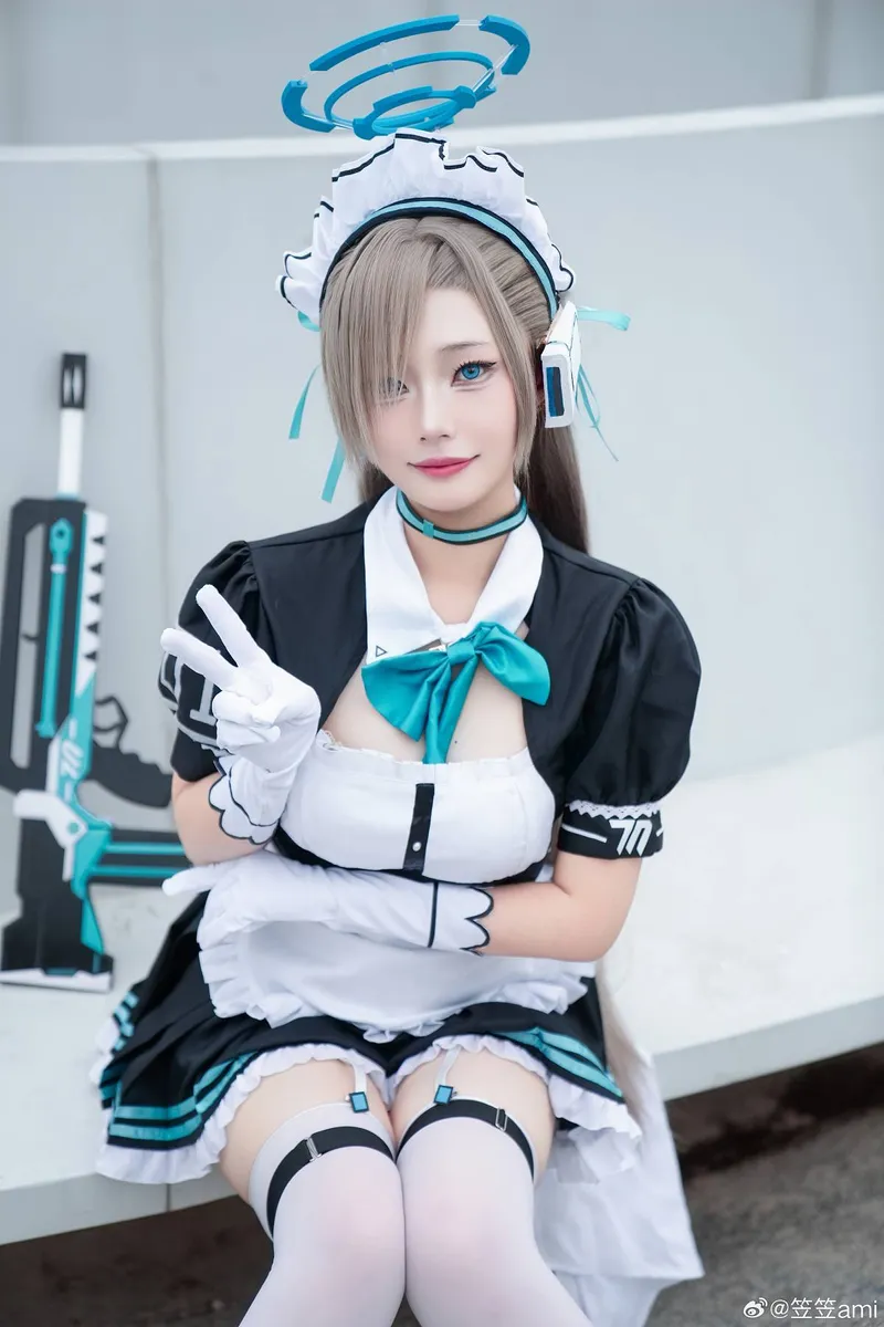 《蔚蓝档案》一之濑明日奈cosplay展示