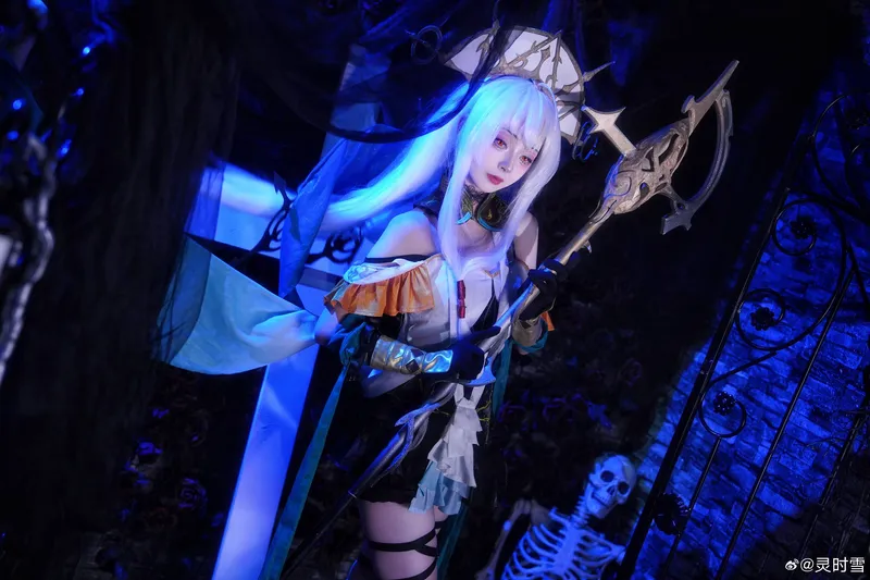 《明日方舟》浊心斯卡蒂cosplay展示