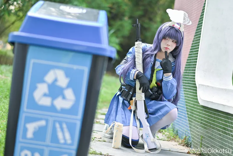 《蔚蓝档案》霞泽美游cosplay展示