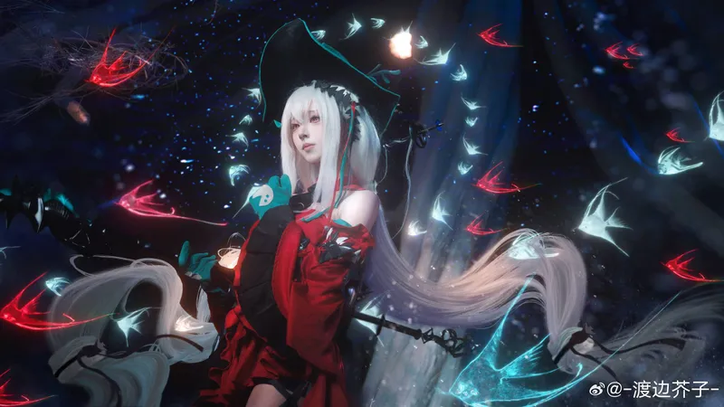 《明日方舟》浊心斯卡蒂cosplay展示