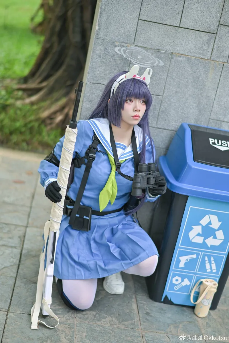 《蔚蓝档案》霞泽美游cosplay展示