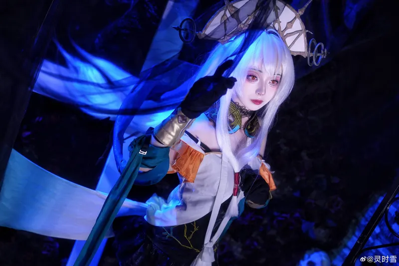 《明日方舟》浊心斯卡蒂cosplay展示