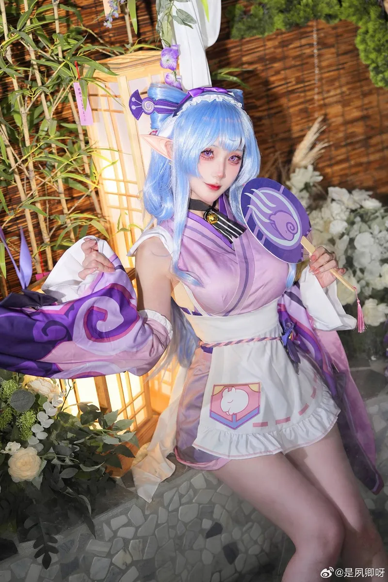 《原神》梦见月瑞希cosplay展示