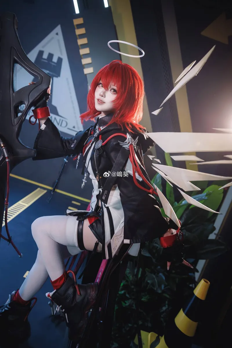 《明日方舟》新约能天使cosplay-精美角色还原展示