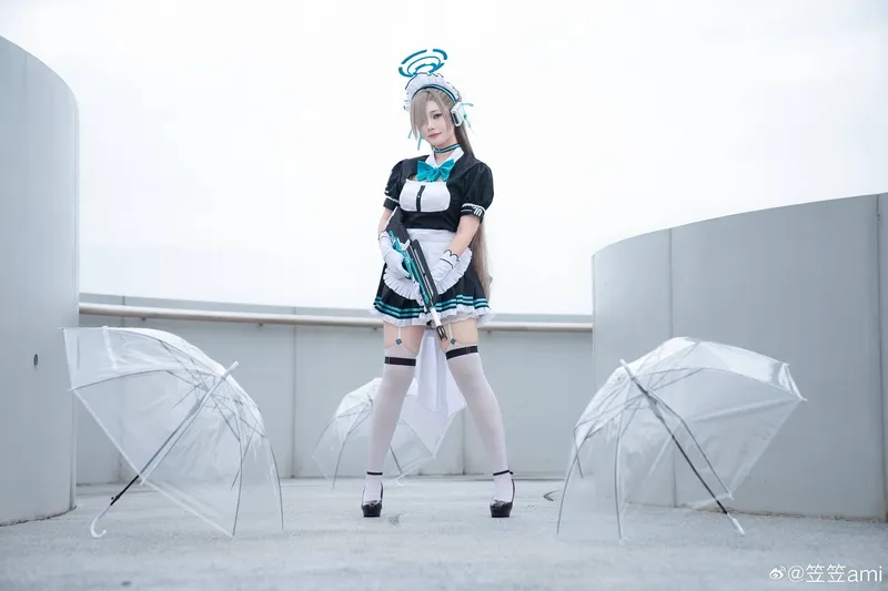 《蔚蓝档案》一之濑明日奈cosplay展示