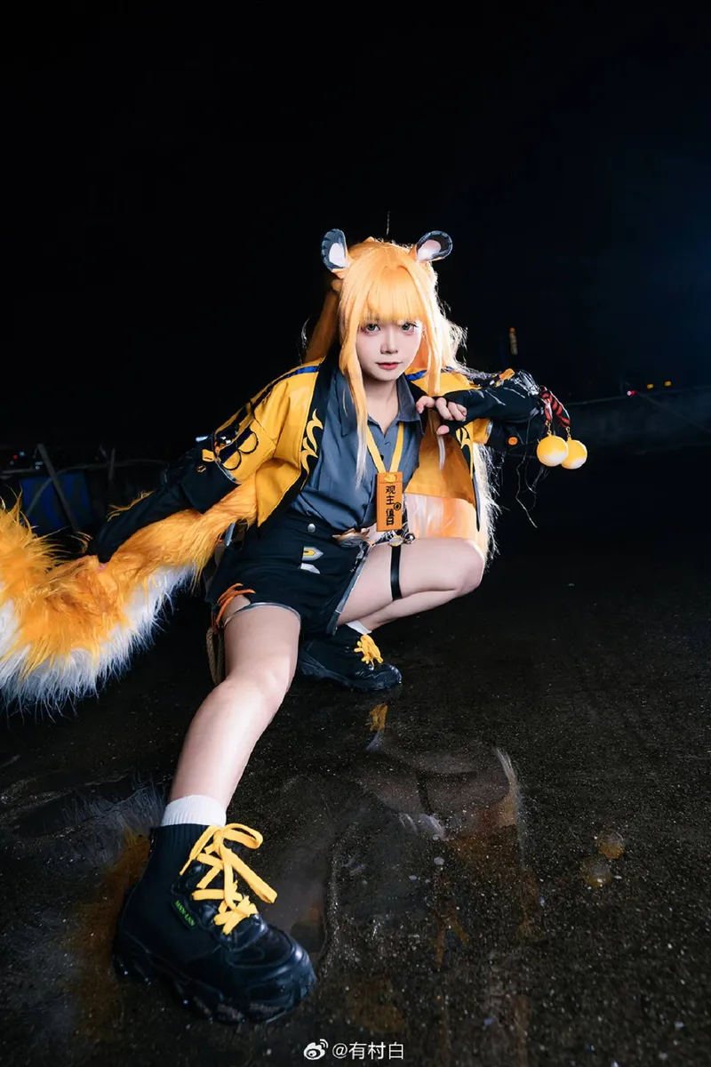 《绝区零》橘福福cosplay展示