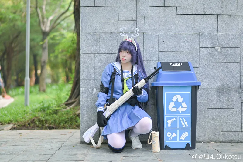 《蔚蓝档案》霞泽美游cosplay展示