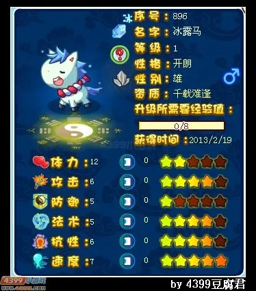 《卡布西游》冰晶生肖马获取攻略