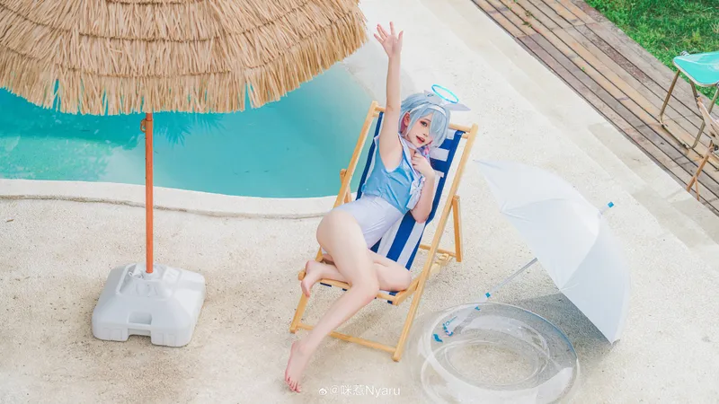 《蔚蓝档案》阿罗娜cosplay展示