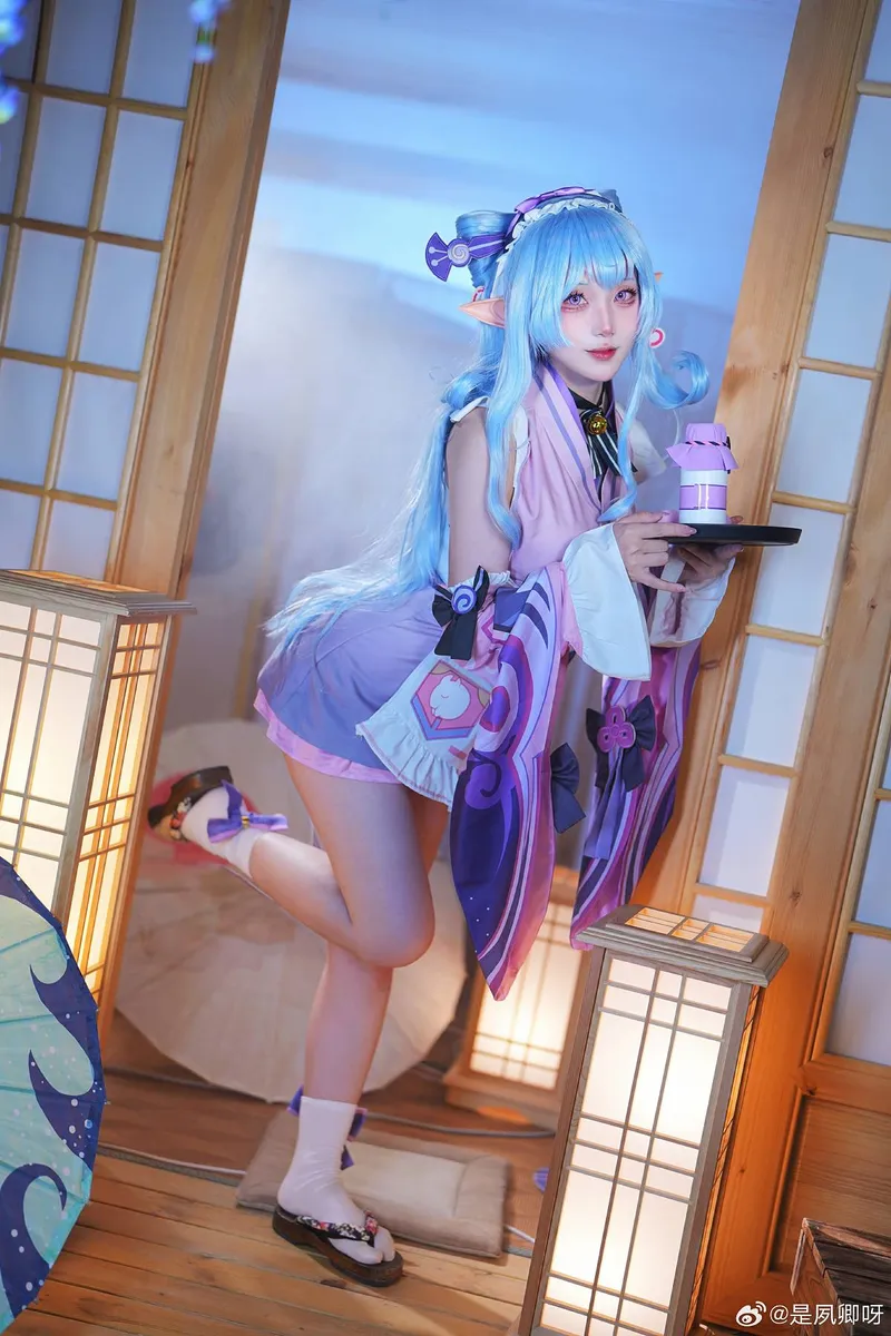 《原神》梦见月瑞希cosplay展示