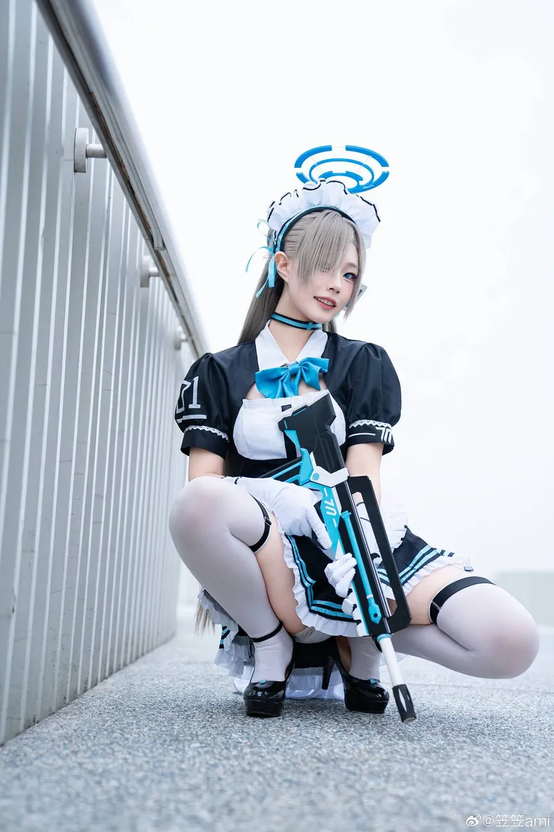 《蔚蓝档案》一之濑明日奈cosplay展示