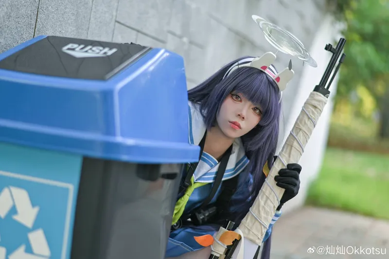 《蔚蓝档案》霞泽美游cosplay展示-精美角色还原赏析
