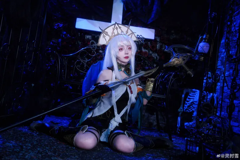 《明日方舟》浊心斯卡蒂cosplay展示