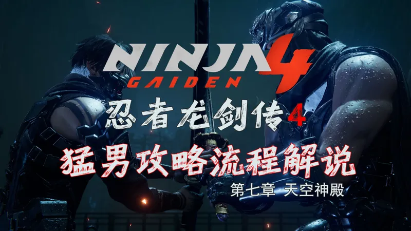 随义【忍者龙剑传4】第七章 天空神殿 猛男全收集攻略流程解说
