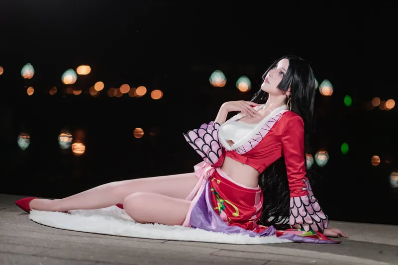 《海贼王》波雅汉库克cosplay展示