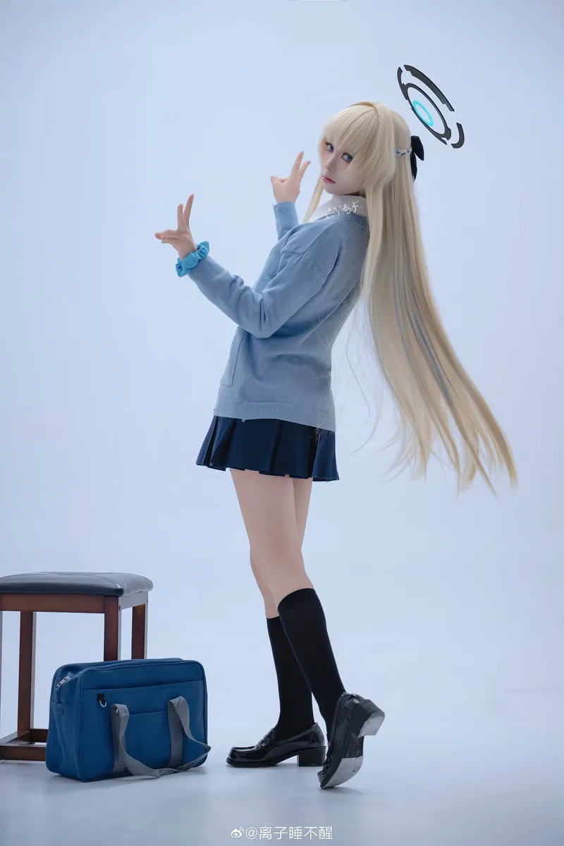 《蔚蓝档案》飞鸟马时cosplay