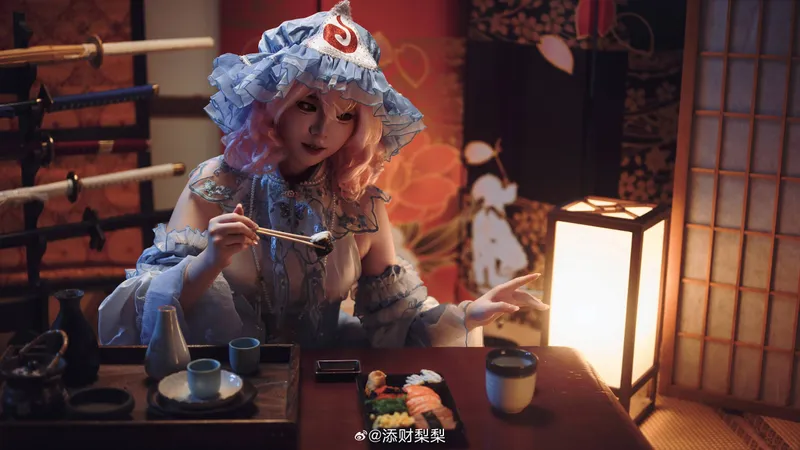 《东方Project》西行寺幽幽子cosplay