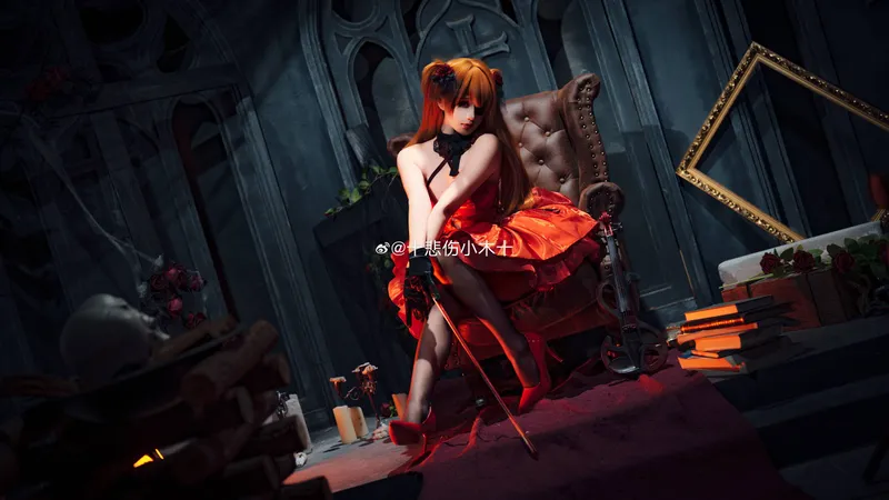 《nikke》式波·明日香·兰格雷cosplay