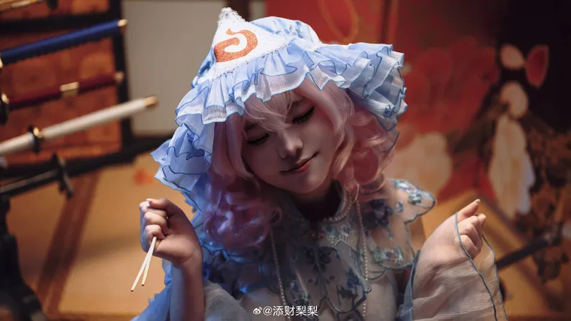 《东方Project》西行寺幽幽子cosplay