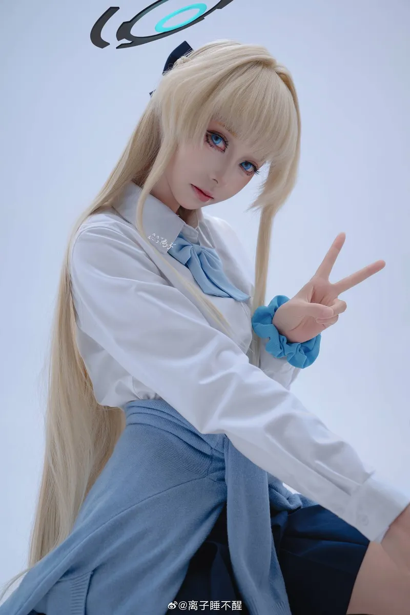 《蔚蓝档案》飞鸟马时cosplay
