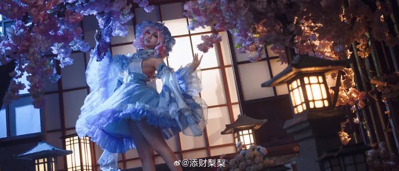 《东方Project》西行寺幽幽子cosplay