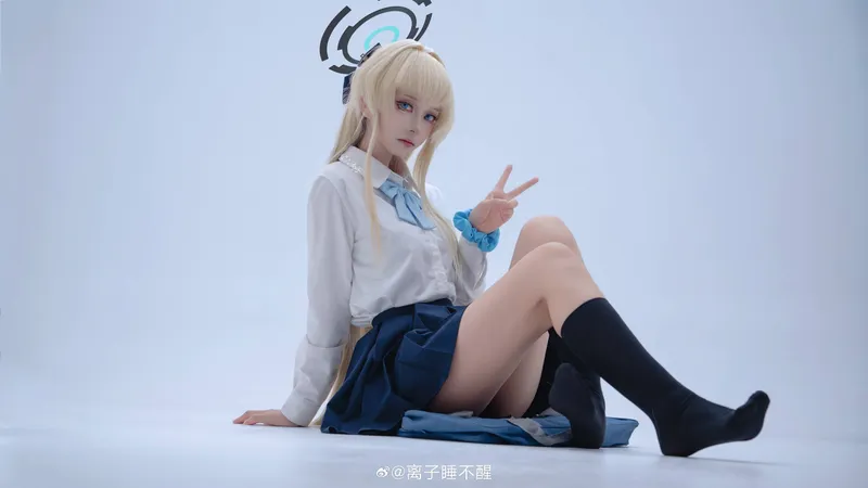 《蔚蓝档案》飞鸟马时cosplay