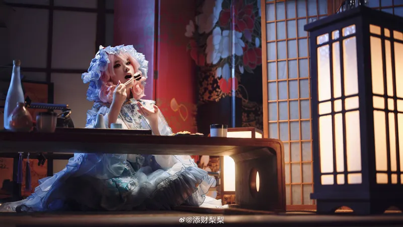 《东方Project》西行寺幽幽子cosplay