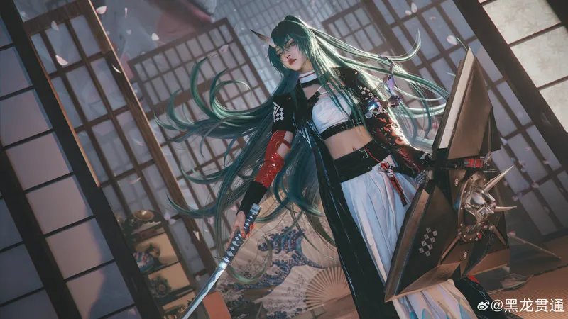 《明日方舟》斩业星熊cosplay展示