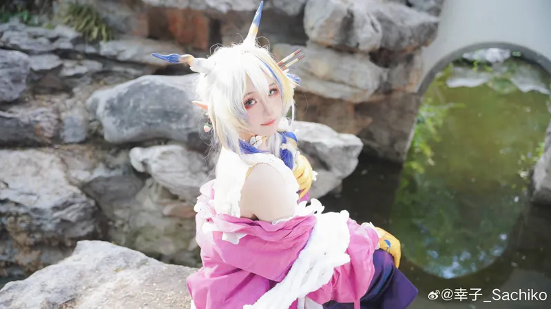 《明日方舟》黍cosplay-春日宴视觉盛宴